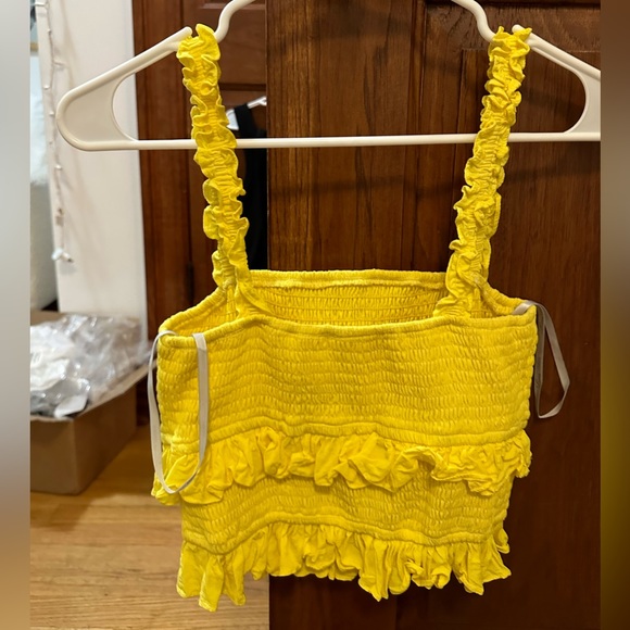 Lovers + Friends Carrie Top Neon Yellow size small - Picture 6 of 10